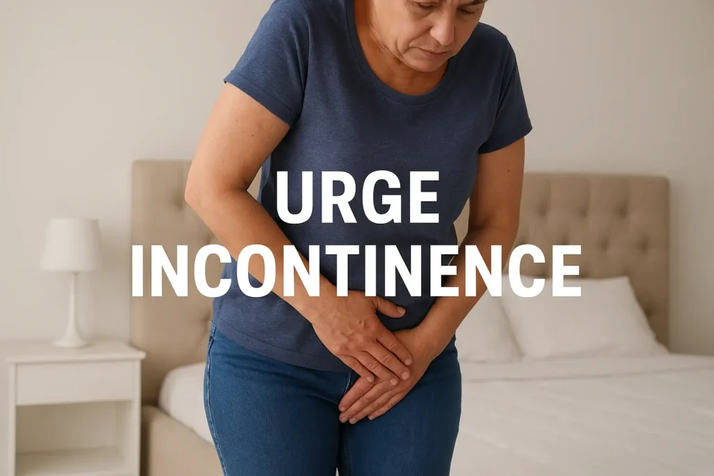 how to manage urge incontinence Melton Mowbray symptoms