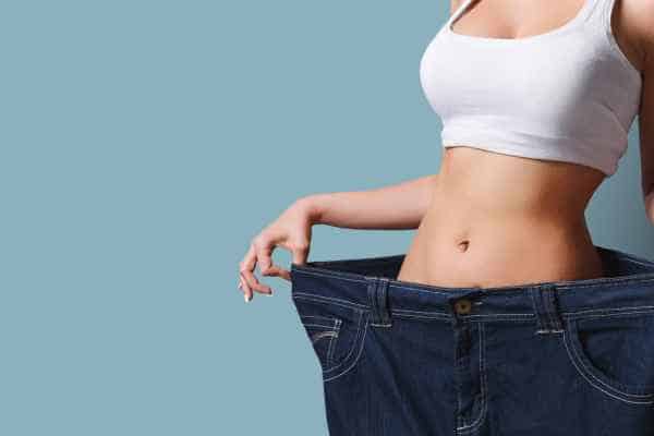 woman after fat reduction treatment Melton Mowbray