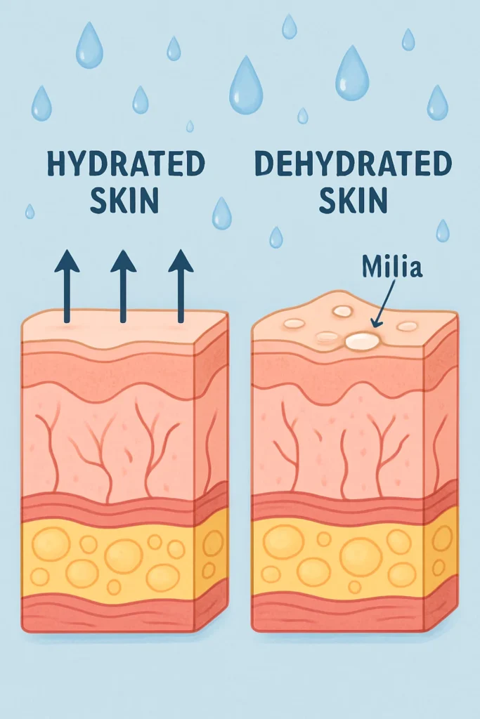 The importance of hydration and milia production Melton Mowbray