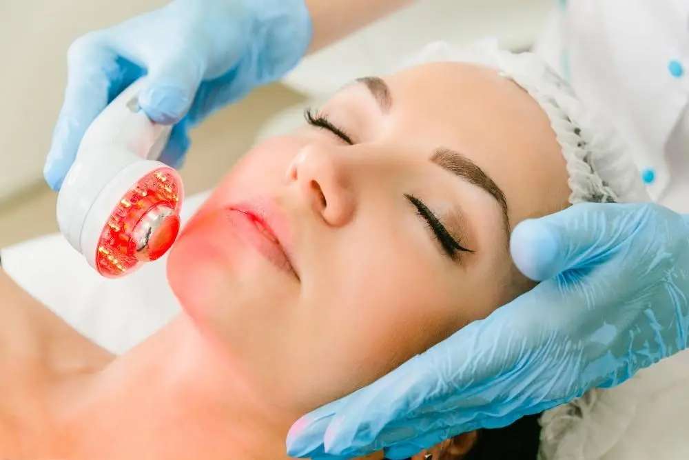 woman having non-surgical Morph8 treatment Melton Mowbray