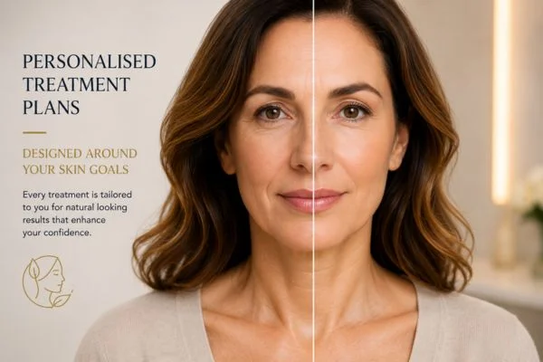 Before and after results of Collagen Lift Therapy Melton Mowbray